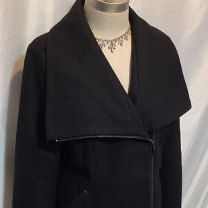 French Connection Black Trench Coat